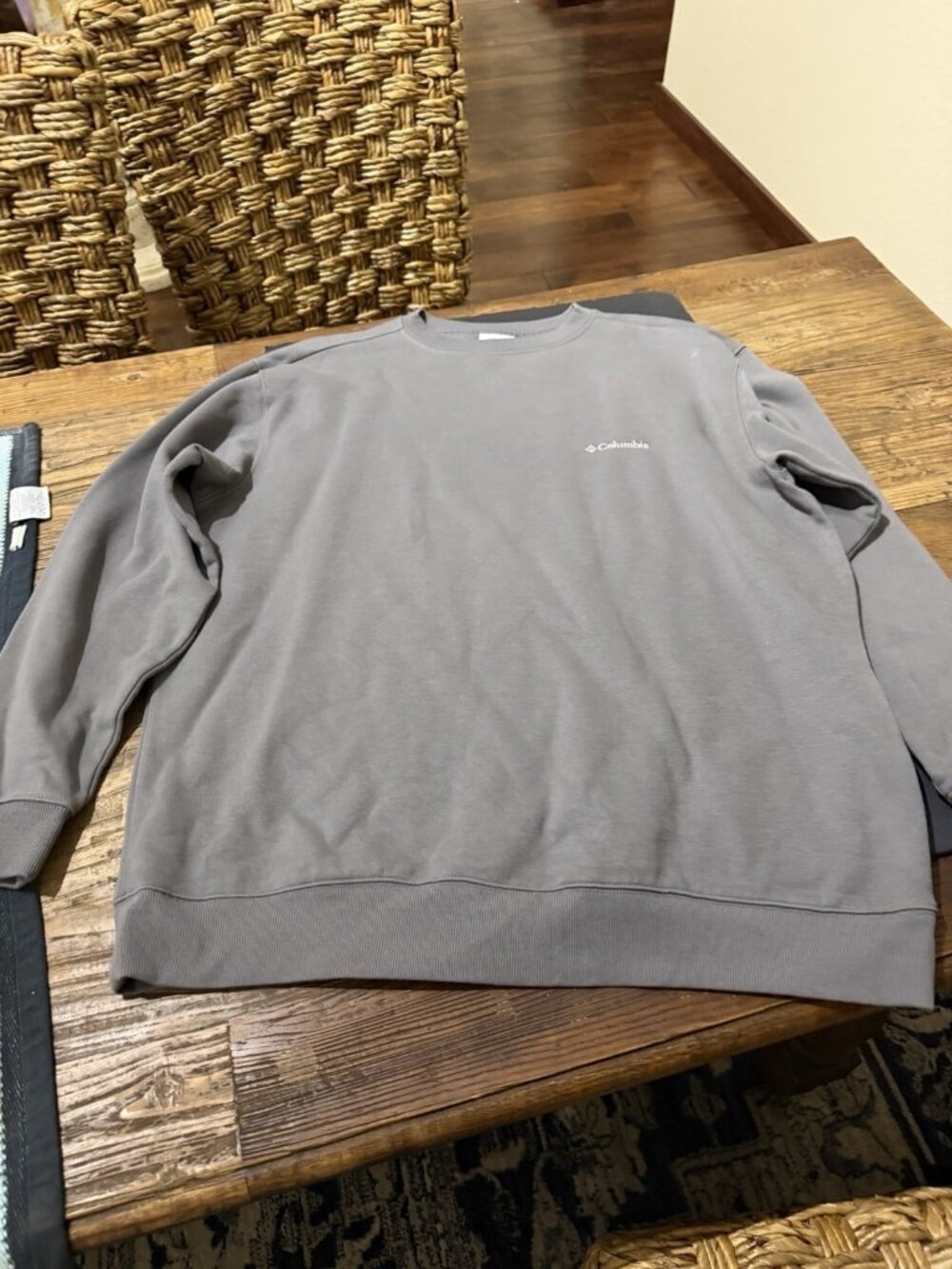 Columbia Mens Hart Mountain II Crew Neck Fleece Sweatshirt Size XL